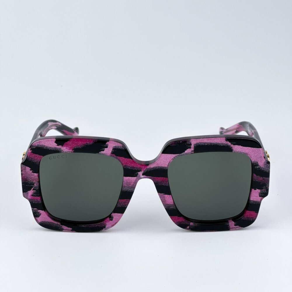 Gucci GG1547S 003 BRAND NEW Sunglasses Black Grey Women Square - Picture 6 of 12